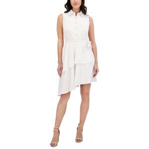Kensie Womens  Blend Mini Dress, White